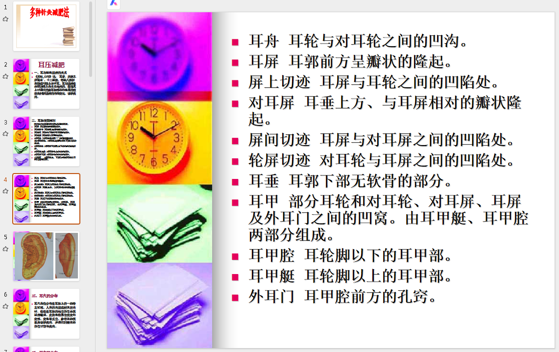 耳压、拔罐减肥